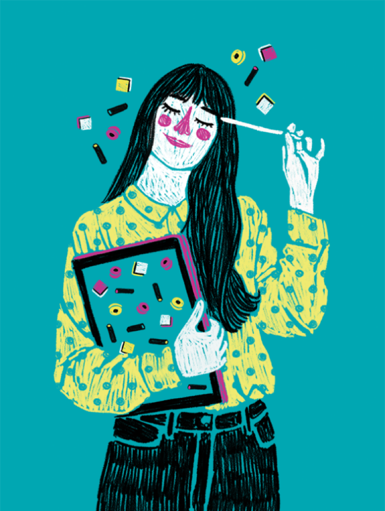 A cute portrait of Mariolina Suglia