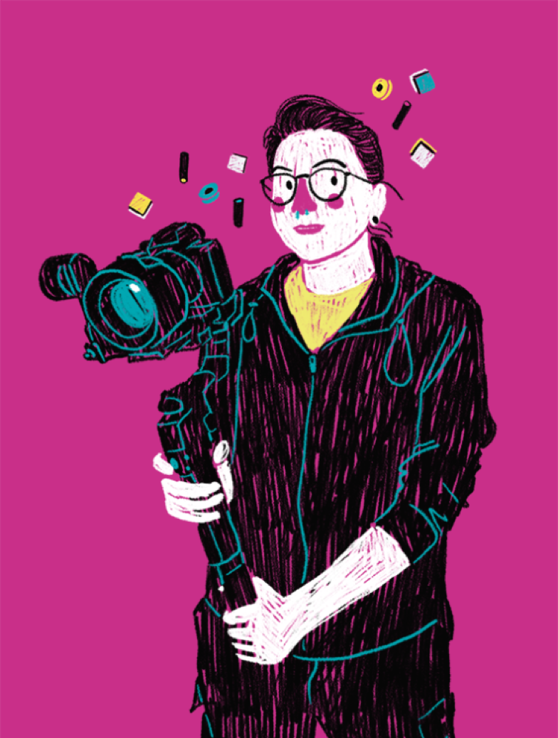 A cute portrait of Federica D'Addato