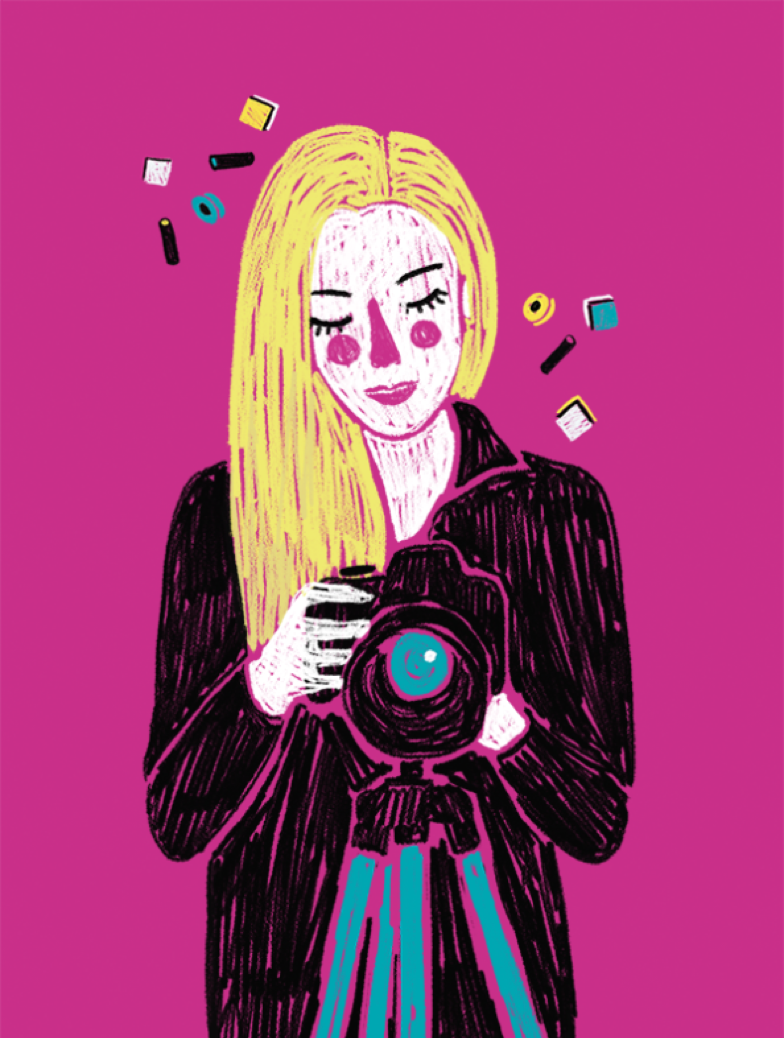 A cute portrait of Chiara Alice Lorenzini