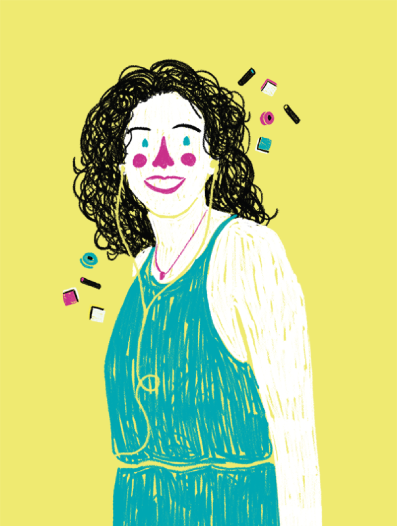 A cute portrait of Chiara Tolentino